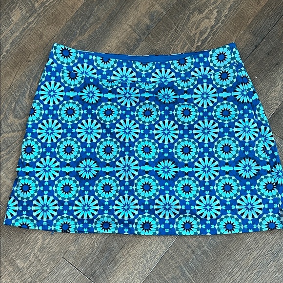 TRANQUILITY by Colorado Clothing Women's Skort Blue Teal Medallion Print Medium - Picture 1 of 6